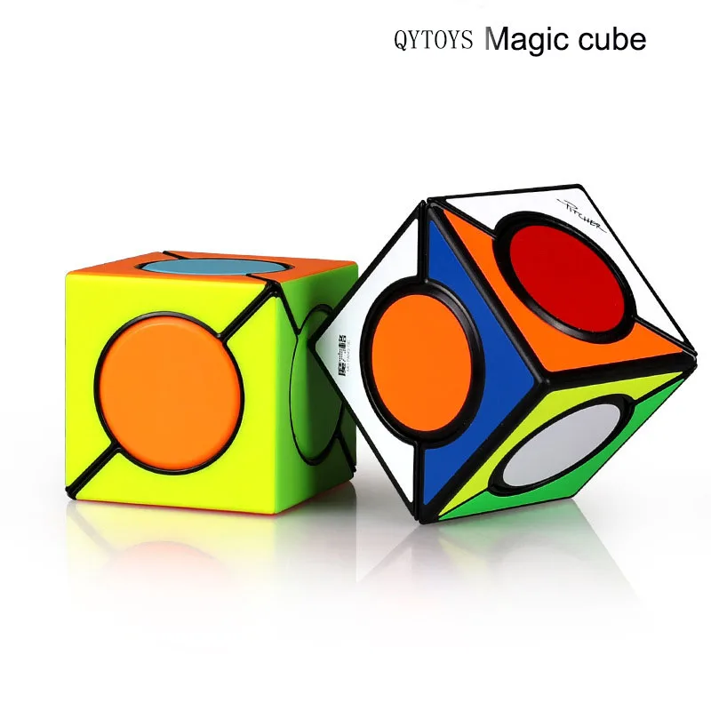 QYTOYS-cubo mágico de seis velocidades para niños y adultos, rompecabezas profesional de FangYuan, juguete educativo para aliviar el estrés