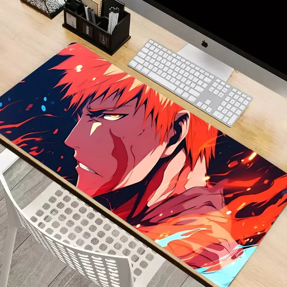 Bleach Kurosaki Ichigo Mousepad Mouse Pad Laptop Gaming Accessories Mousepad Large Desk Mat Computer Gamer Keyboard Rug Carpet