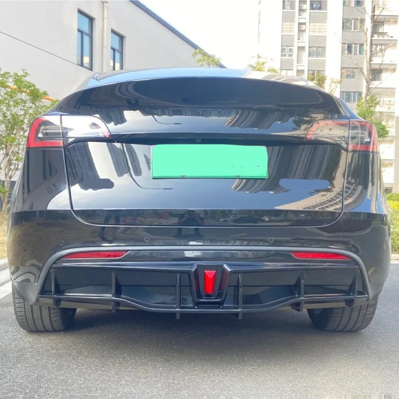 Rear Diffuser Lip for Tesla Model Y 2016 2017 2018 2019 2020 2021 2022 2023 2024  Spoiler Splitter Bumper Body Kits Accessories