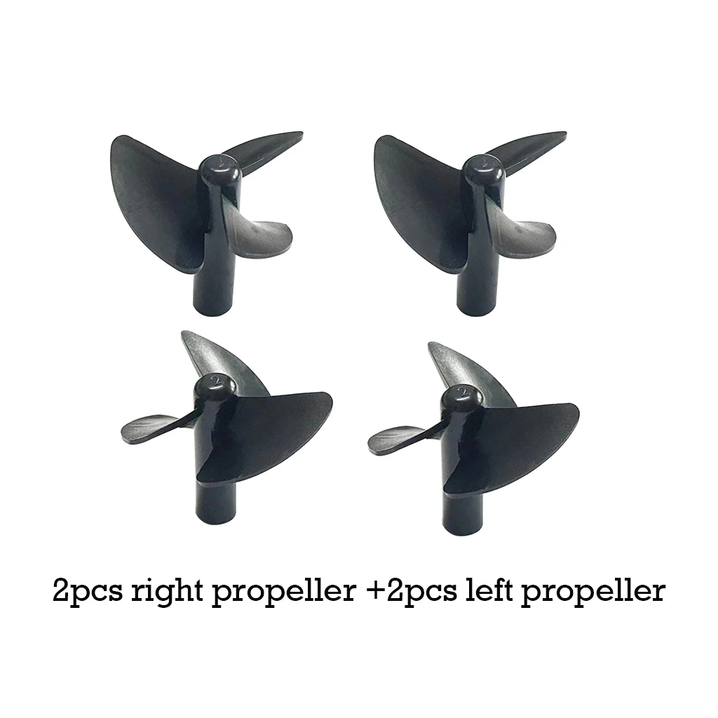 4Pcs 3-blade Propeller for Flytec V500 Flytec 2011-5 Electric RC Fishing Bait Boat RC Parts Forward and Reverse Propeller 2Pairs