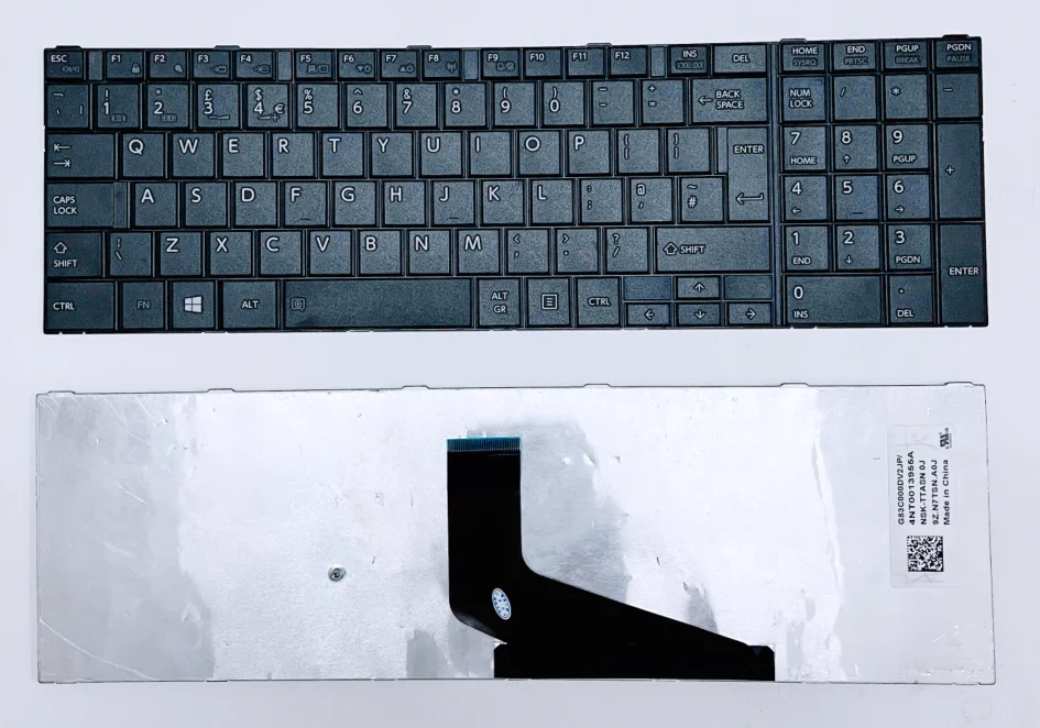 Used Genuine Original Pulled Laptop Japanese Keyboard for Toshiba Tecra A50-A B553 B554/K B654 B453 PN:PB554KBB1R7