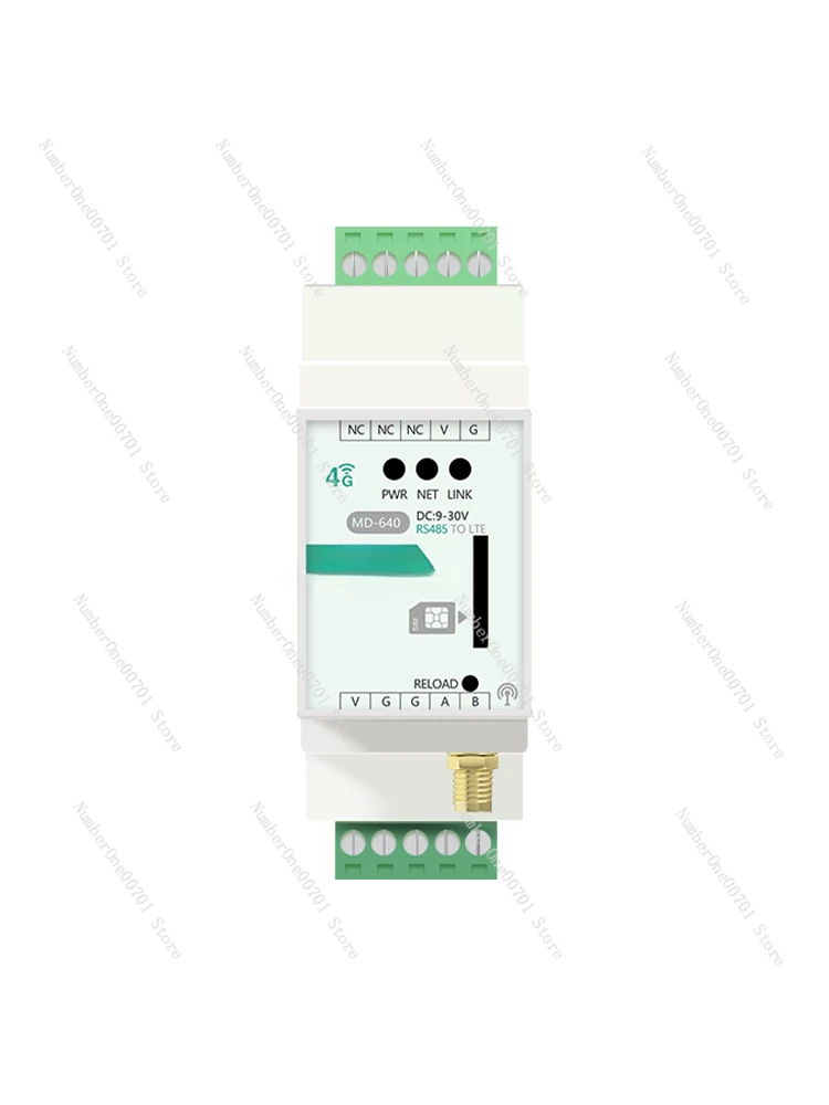 4G IoT Cat1 Module MQTT Gateway Dlt645 to Modbus485json Meter Reading Rail DTU