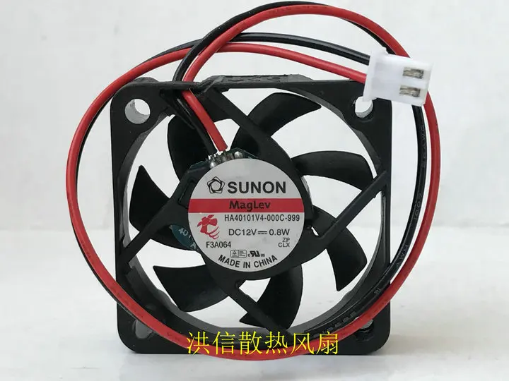 

SUNON HA40101V4-000C-999 DC 12V 0.8W 40x40x10mm 2-Wire 40mm Cooling Fan