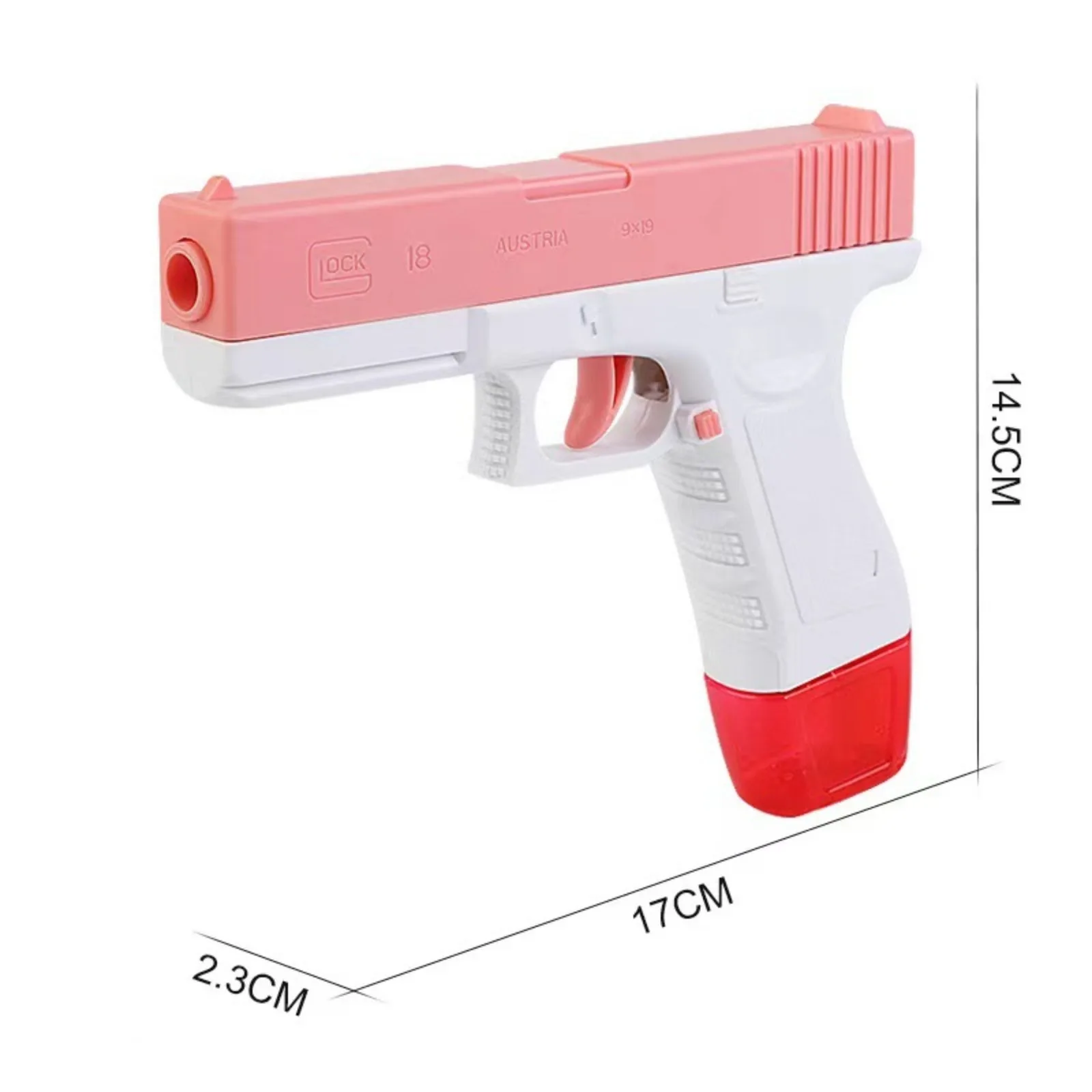 2024 New Glock Water Gun non Electric Pistol High-pressure Shooting Water Beach Toy Gun For kid Children Boys Girls Adult