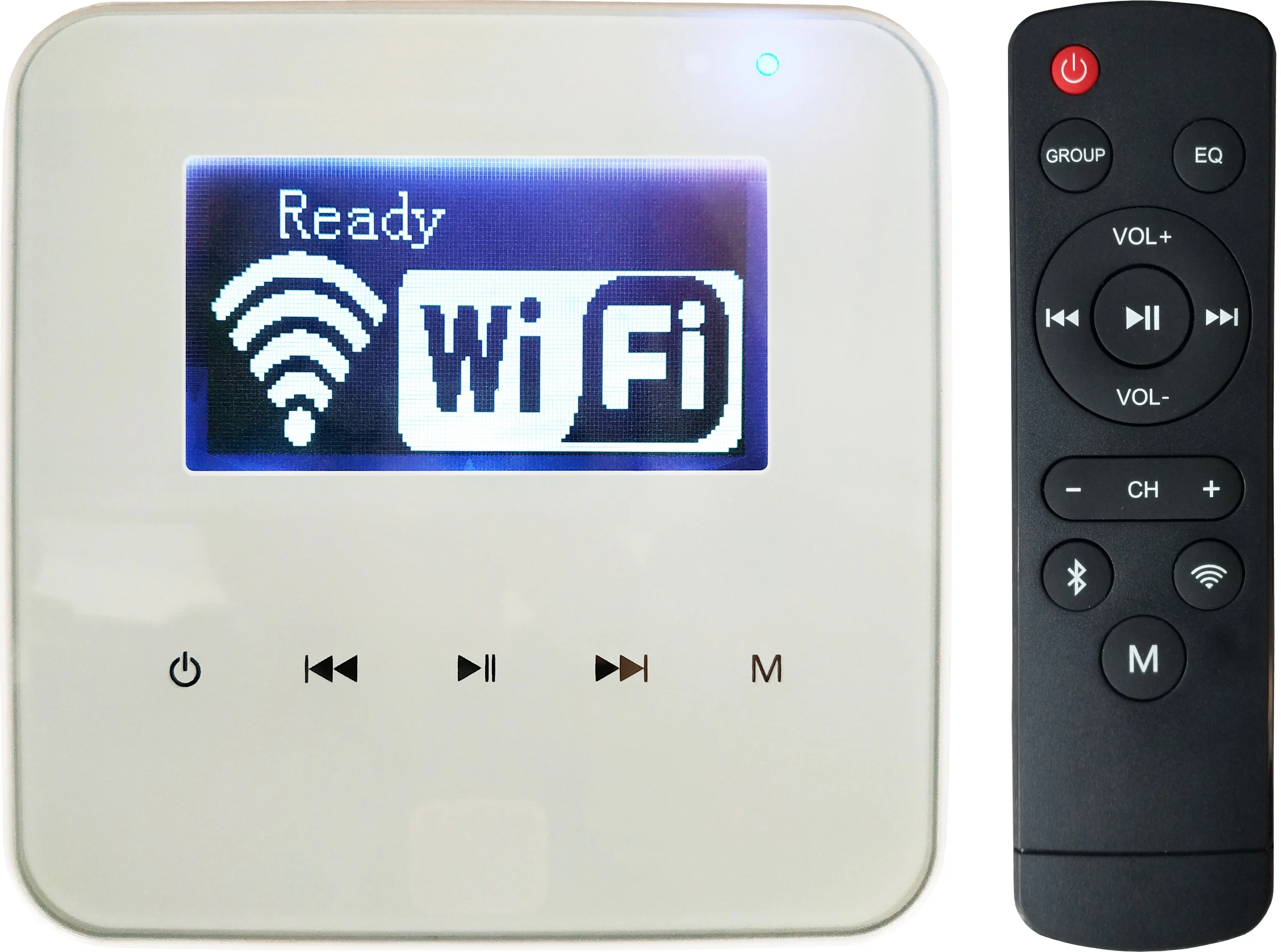 WIFI Wall player with BT AUX MP3 SD PLAYER CAT5/6 CABLE INPUT 110V-230V AC REMOTE CONTROL EQ FUNCTION APPLYING FOR HOME