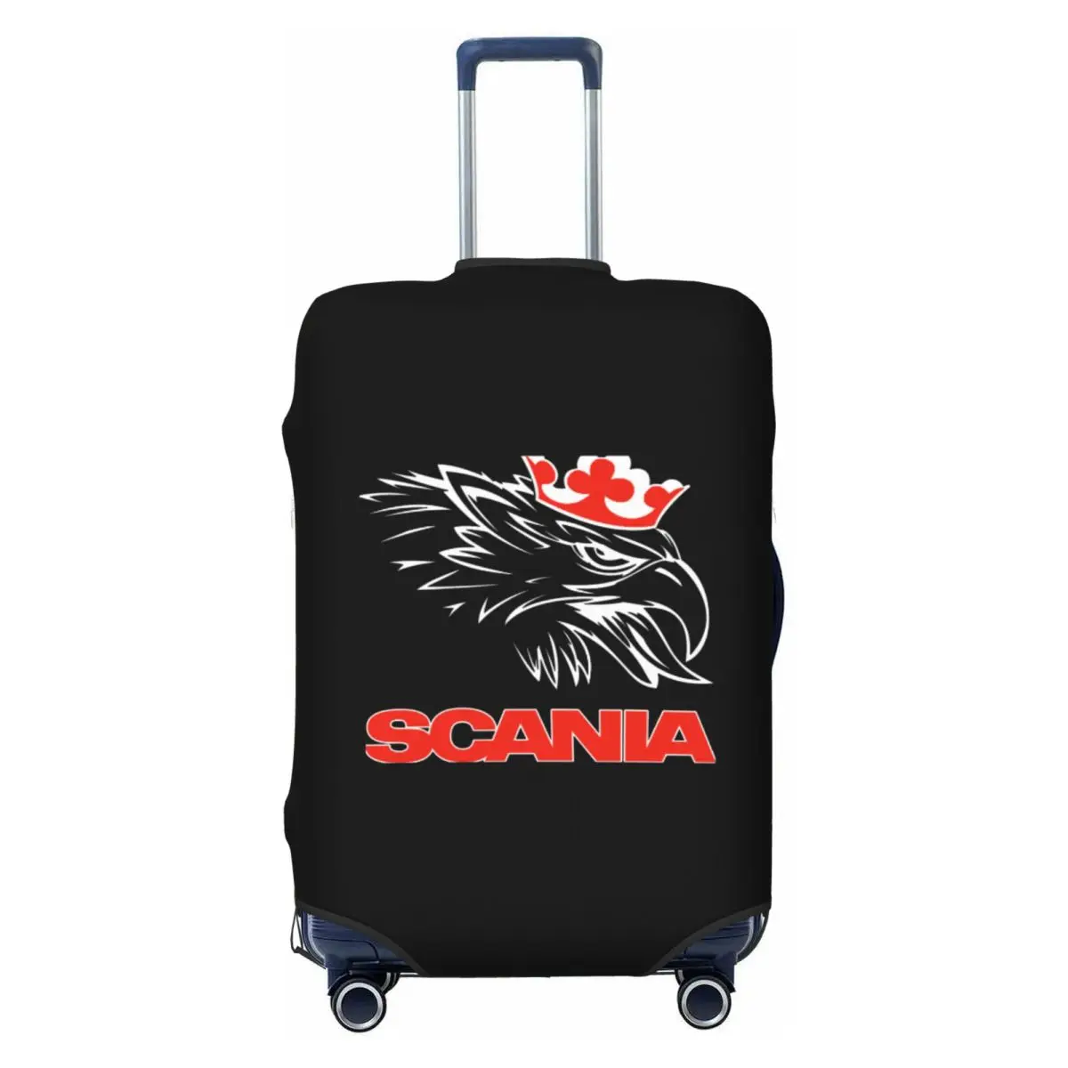 Custom Custom Sweden Truck Saabs Scanias Logo Luggage Cover Protector Elastic Car Club Travel Suitcase Covers