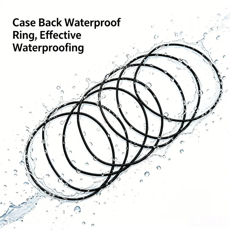 0.3/0.4mm Cross Section Watch Back Cover Waterproof Seal Ring Elastic Rubber O-Ring for Watchmaker Repair Parts