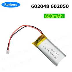 602048 3.7V 600mAh 1.25mm Lithium Battery for communication products OCT Intelligent lock electronic remote control massager