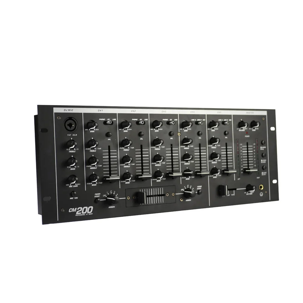 2026 Dj Mixer CM200 Audio Mixer Sound Professional Mixing Console For Dj Stage Performance