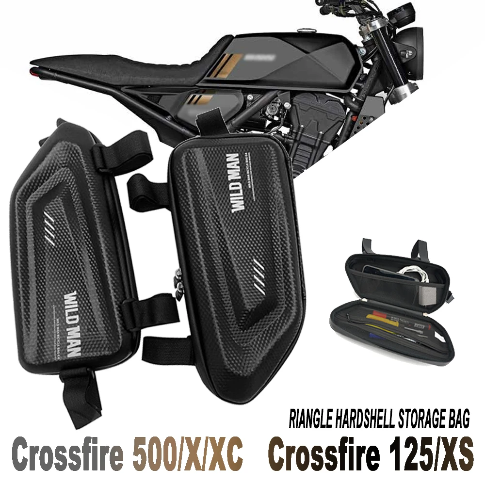 

For Brixton Crossfire 500 X XC 500X 125XS Crossfire 125 XS motorcycle modified side bag waterproof triangle side bag hard shell