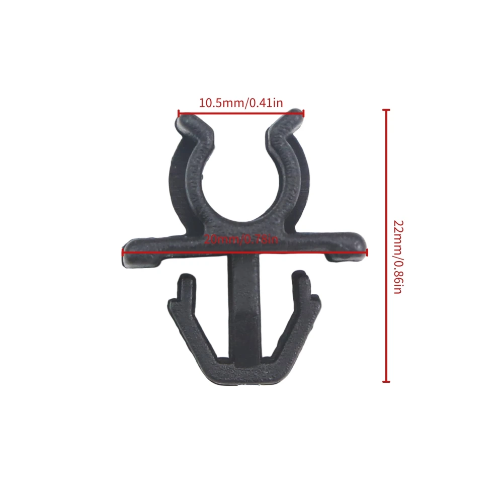 10pcs Plastic Wire Cable Clip Clamp Fastener Retainer Buckle For Motorcycle ATV UTV Car Auto Wiring Harness Fixing Spare Parts