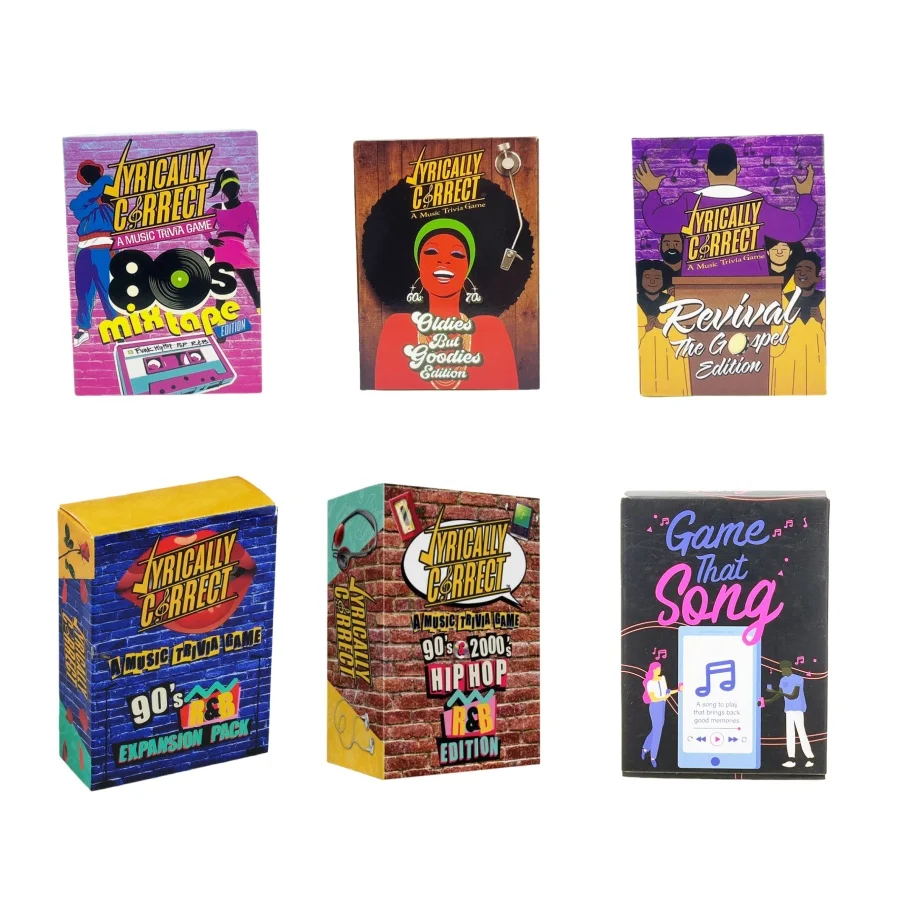 

Музыкальная карточная игра-викторина, идеально подходит для вечеринок и праздников. Игровые карты для развлечений во время употребления алкоголя на вечеринках.