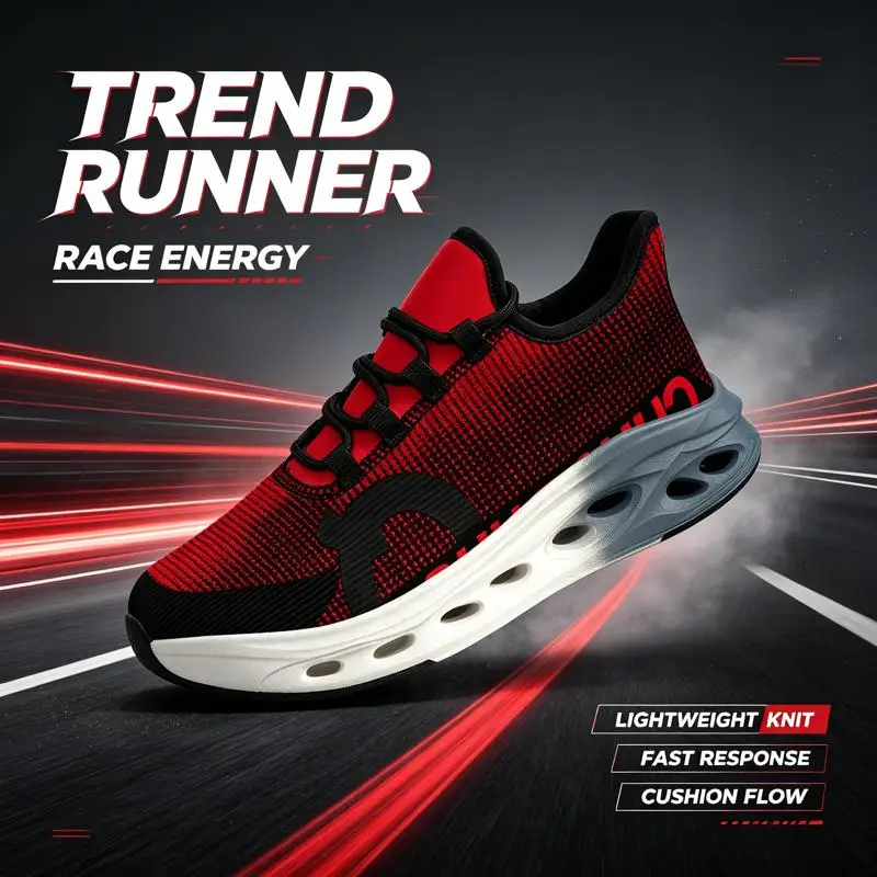 Women's Sneakers Men's road running shoesPrinted designLightweight and breathable upperComfortable FitSuitable for outdoor s