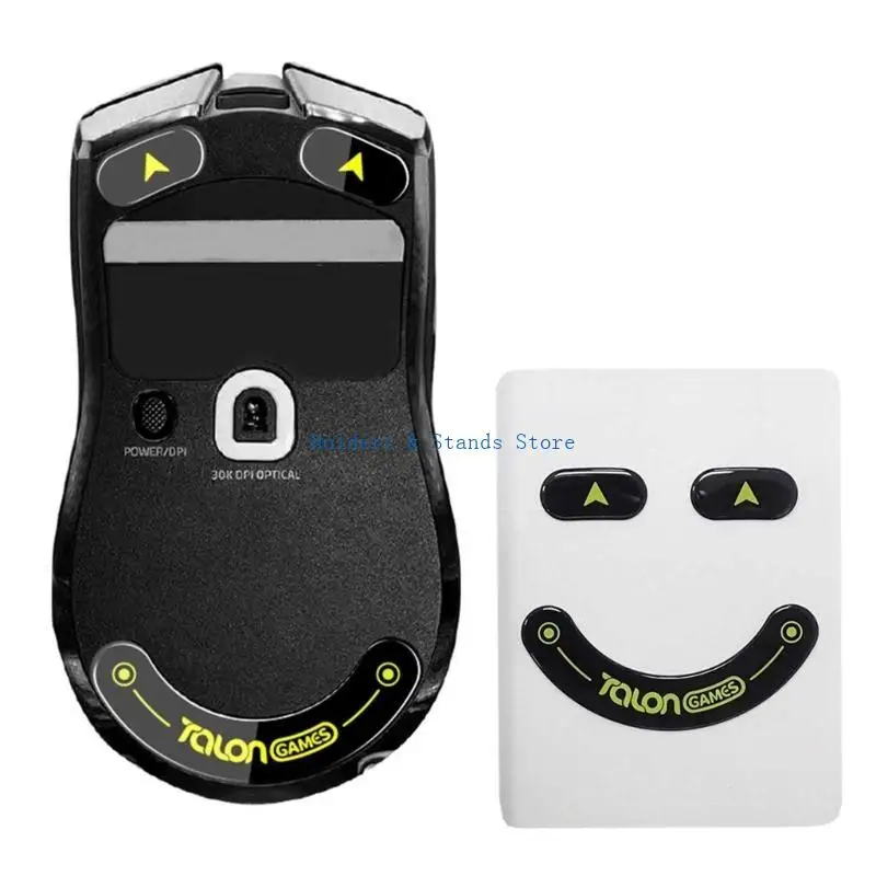 Y4UE 1Set TALONGAMES for Viper V2 Mouse Skates Glass Mouse Feet Pad Feet