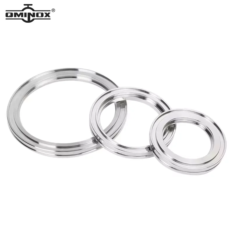 QMINOX SS304 ISO-K Bored flange stainless steel 304 MF flange LF clamp weld flange ISO63-ISO200 Vacuum Flanges Fittings in stock