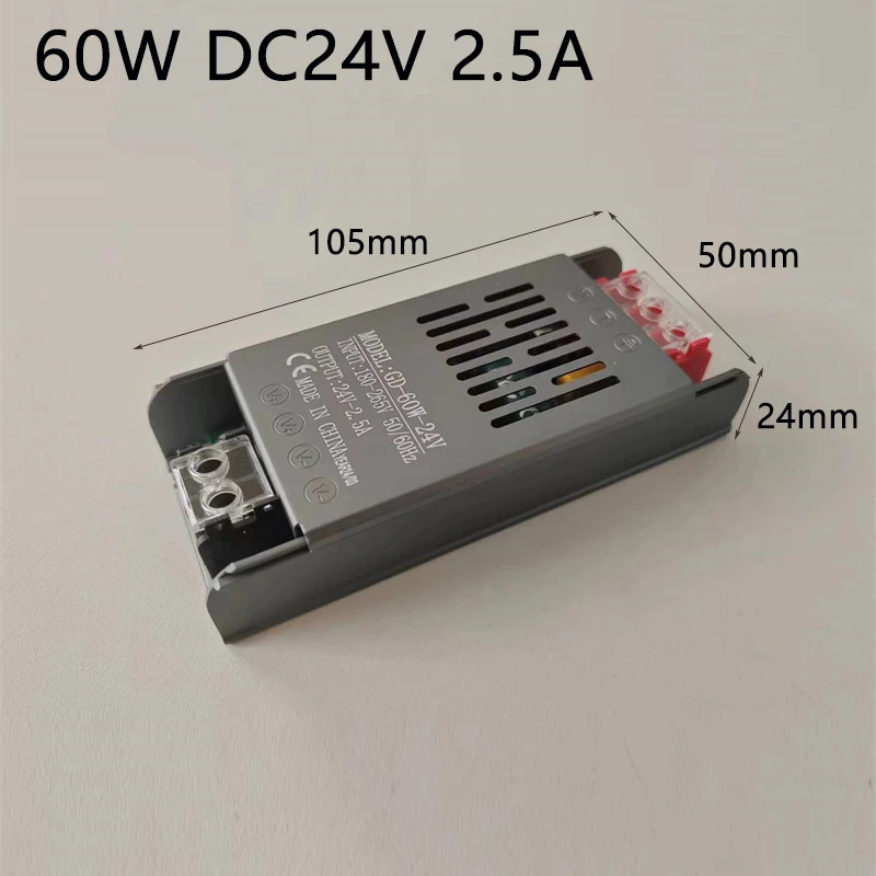 Slim AC DC Transformer 220V to 12V 24V Switching Power Supply 12V 24 V Voltage 60W 100W 200W 300W 400W Suitable for home lightin