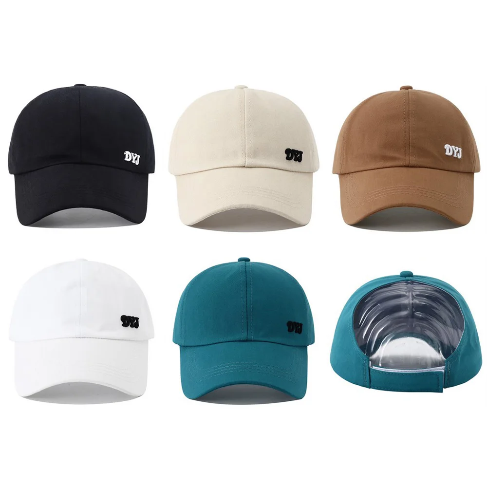 إلكتروني التطريز عالية ذيل حصان قبعة بيسبول الإناث فارغة أعلى في الهواء الطلق الرياضة قبعات الحماية من الشمس للنساء Snapback قبعات #2