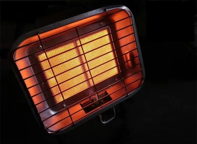 Portable Lpg / Ng Gas Heater, Infrared Grill Stove, Angle-Adjustable, Indoor Heater With Flameout Protect
