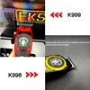 FKS 헤어 클리퍼 조각 전단 세트, 5단계 미세 조정 가능한 DLC 커터 헤드 7000-9000RPM 2단계 속도 이발사 도구 Ki 2