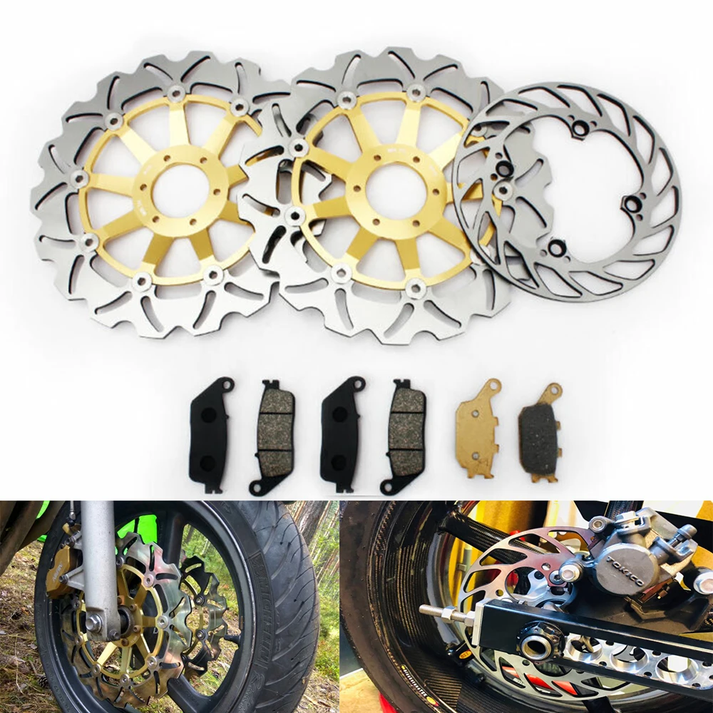 BIKINGBOY Vordere und Hintere Bremsscheiben, Bremsbeläge CBR600F SuperSport F3 95 96 97 98 CBR 600 F4 F4i 99 00 01 02 03 04 05 06 07 – Detail 9