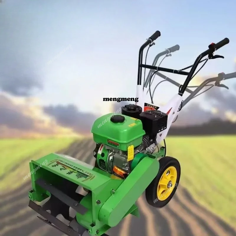 

Four-wheel drive multi-functional micro-tiller, four-stroke lawn mower, small agricultural mowing and ditching rotary tiller