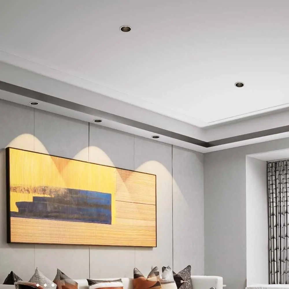 Durable Recessed LED Downlight Round Spot Light Down Lights 7W 10W 12W Energy Saving Ceiling Lamp Home