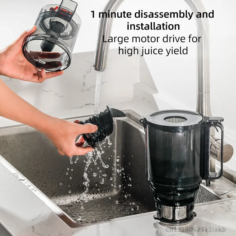 Large Caliber Original Juice Machine Residue Separation Low-Speed Fruit Vegetable Multi-Function Juicer Juice
