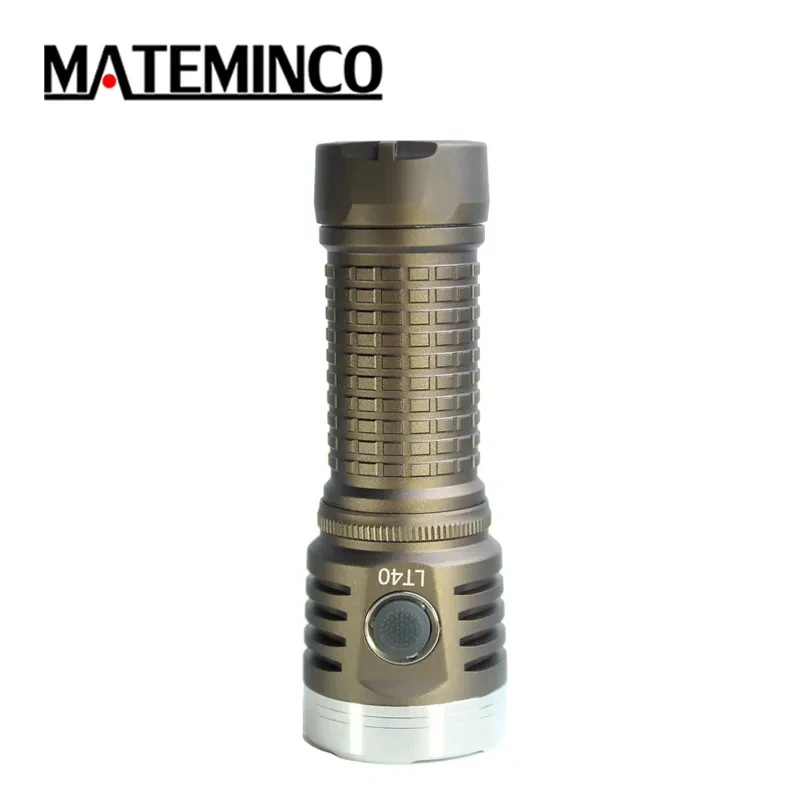 Mateminco LT40 Flashlight Mini EDC Torch 12600 High Lumen USB-C Rechargeable 21700 Strong Powerful LED Flashlight