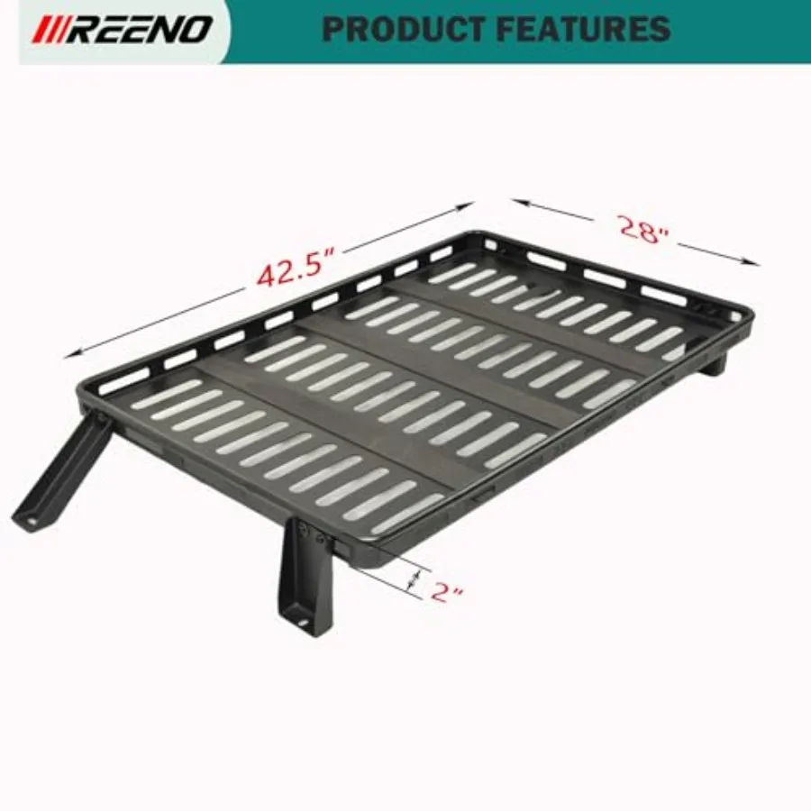 الثقيلة الخلفي حمولة حقيبة السيارة رف سلة ل 19972006 جيب رانجلر TJ دائم تخزين حامل الحقائب مع عدم وجود الحفر Installa #6