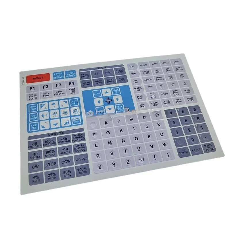 New Membrane Switch Button Operation Panel 61-0200 61-0200B 61-0200D CNC Machine Control Board Button Board