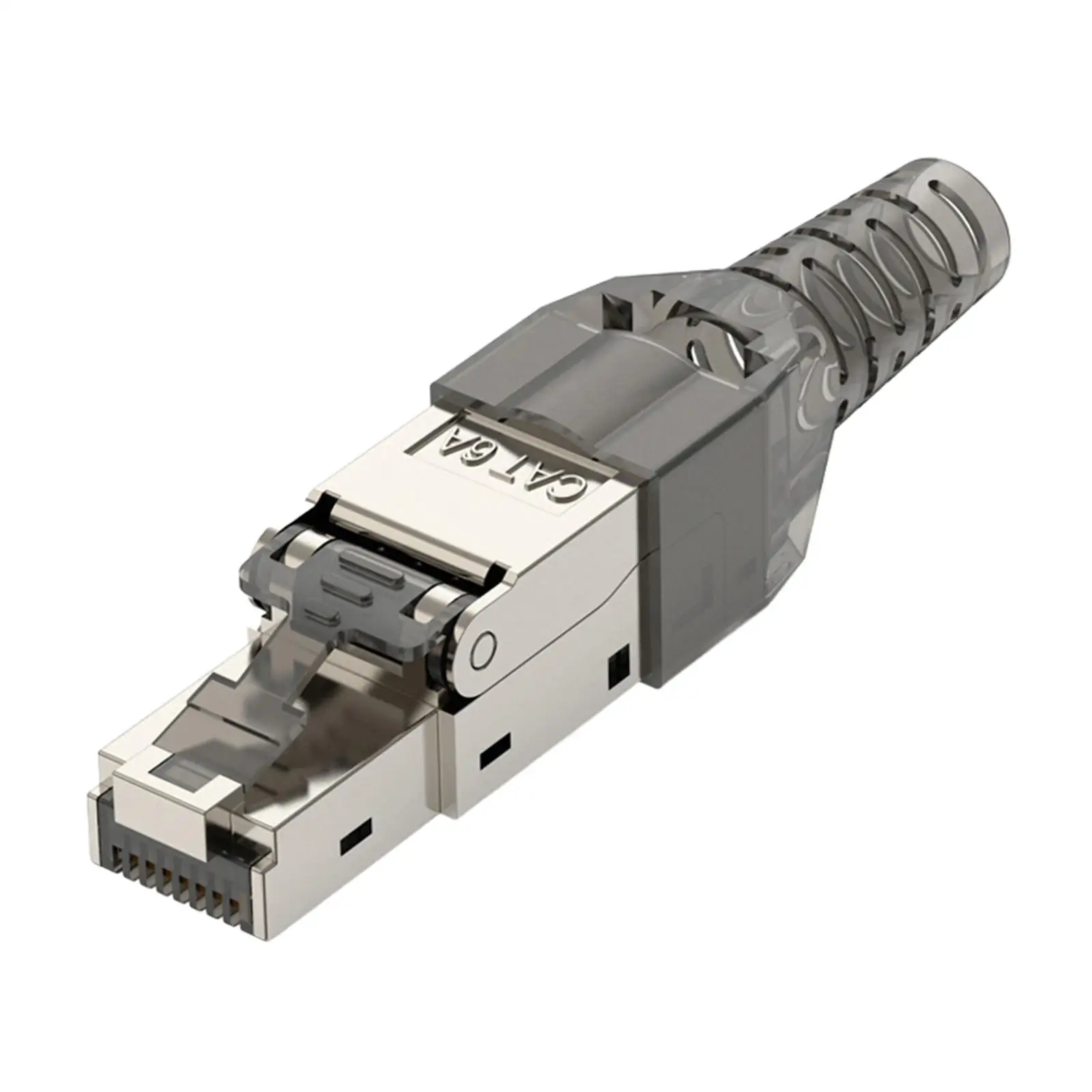 Ethernet Termination Plug RJ45 10Gbps 22-24AWG 50μ Cat7 Cat6A RJ45 Connector