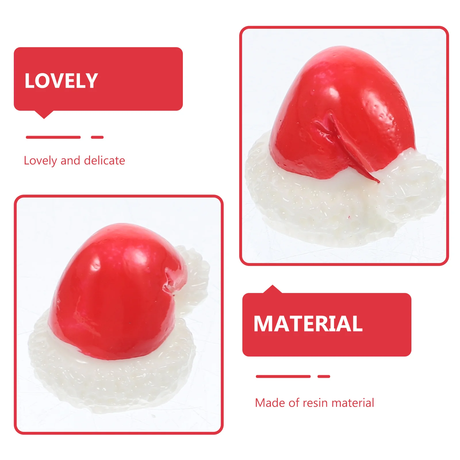 

24Pcs Miniature Christmas Hat Ornaments Resin Table Desktop Decor Crafts Xmas Party Bag Fillers Christmas Decor