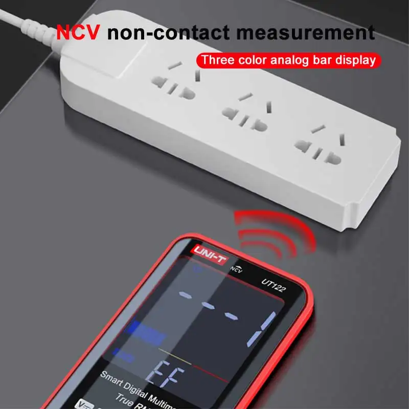 UNI-T UT121 UT122 Smart Digital Multimeter AC DC Voltage Resistance Capacitance Frequency Voltmeter Professional Multi Meter