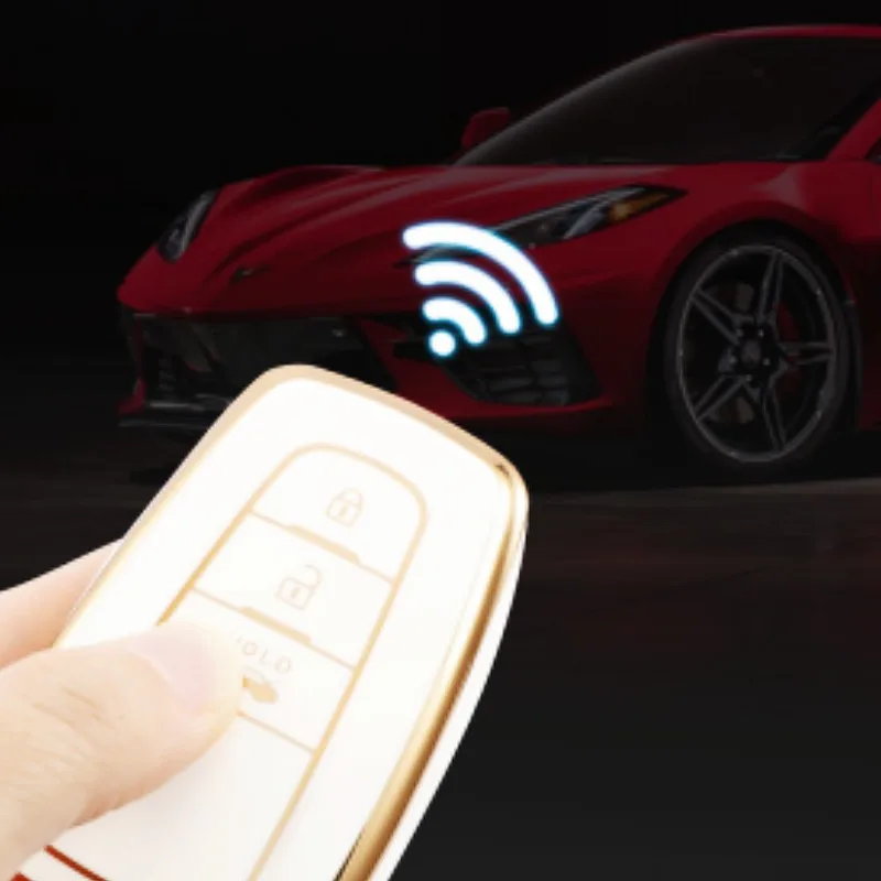 New Fashion TPU Chiave Dell'automobile Caso Della Copertura Completa Borsette Per Toyota CHR C-HR RAV4 Land Cruiser Prius Camry Corolla Prado Accessori