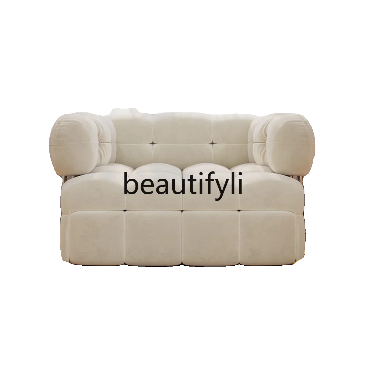 

02Fabric small apartment pull-out medieval sofa bed