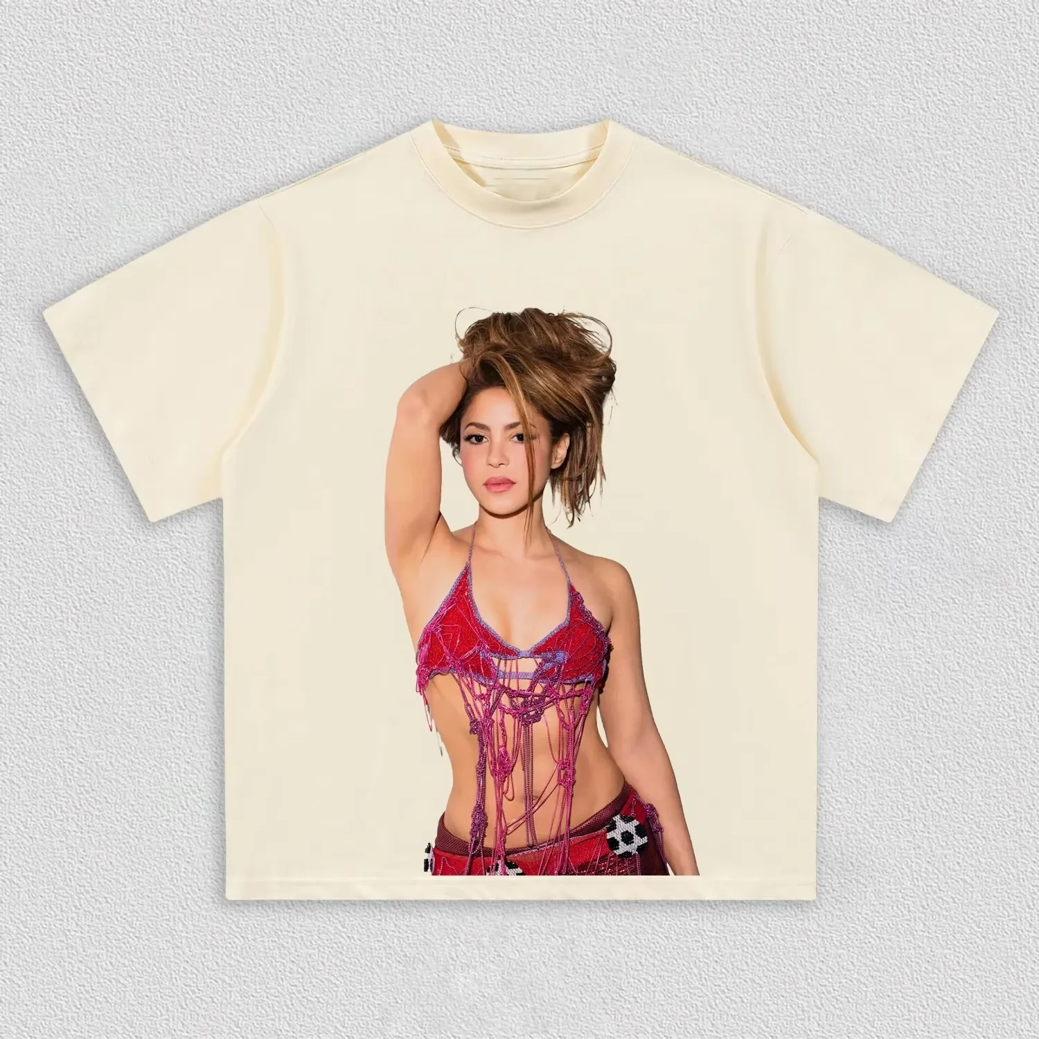 2026 New Y2k Summer Casual Short Sleeve Tops Shakira Photo Dai Dai 2026 Merch Graphic Men Women Fans Fashion T-shirt