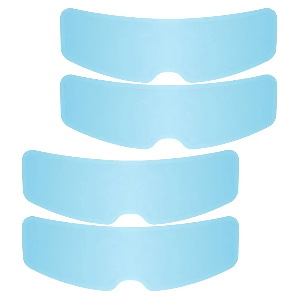 

4Pcs Anti Fog Motorcycle Film Rainproof Visor Insert Waterproof Sticker Fog Resistant Riding Accessory Waterproof Sticker