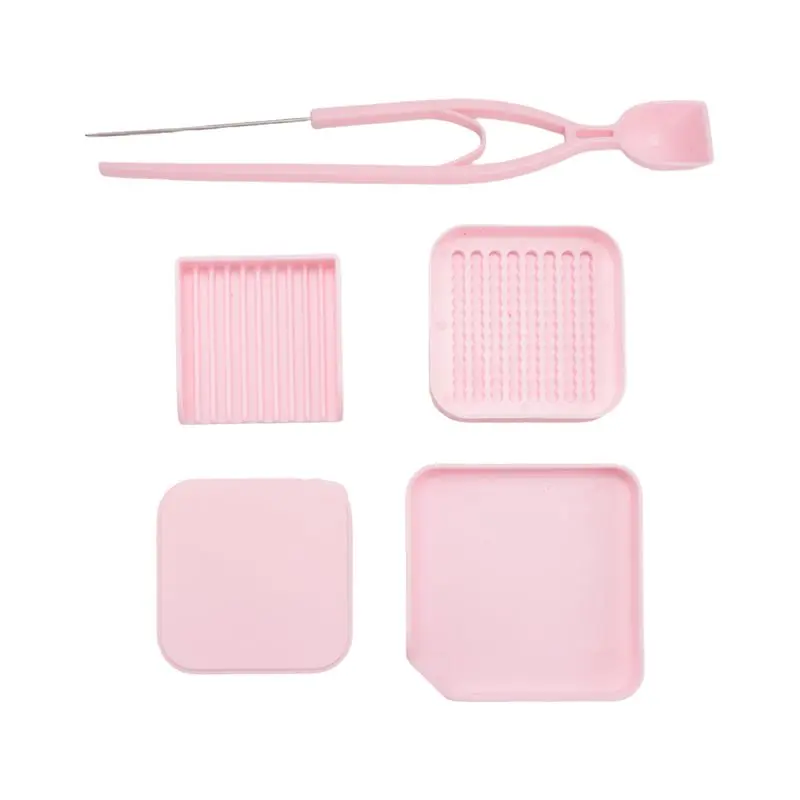 A55F-Bean Sorting Tray Set Of Three, Fuse Beads Picking Tray Kit Including One Bean Box,Bead Storage One Bean Scoop