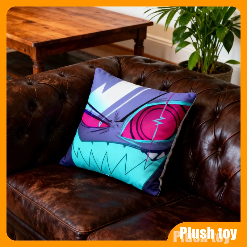 Nieuwe H-Hazbin VOX Cartoon Hotel Grappige Kussensloop Cover Geschikt Voor Sofa Auto Kussen Rechthoekige Rugkussen Knuffels Geschenken