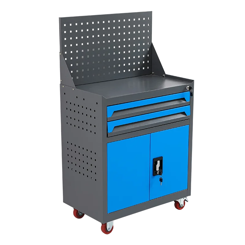 Homniture Heavy-Duty OEM Automotive Repair Tool Cart with Steel Workbench, Rolling Drawer Storage, 200kg Load Capacity