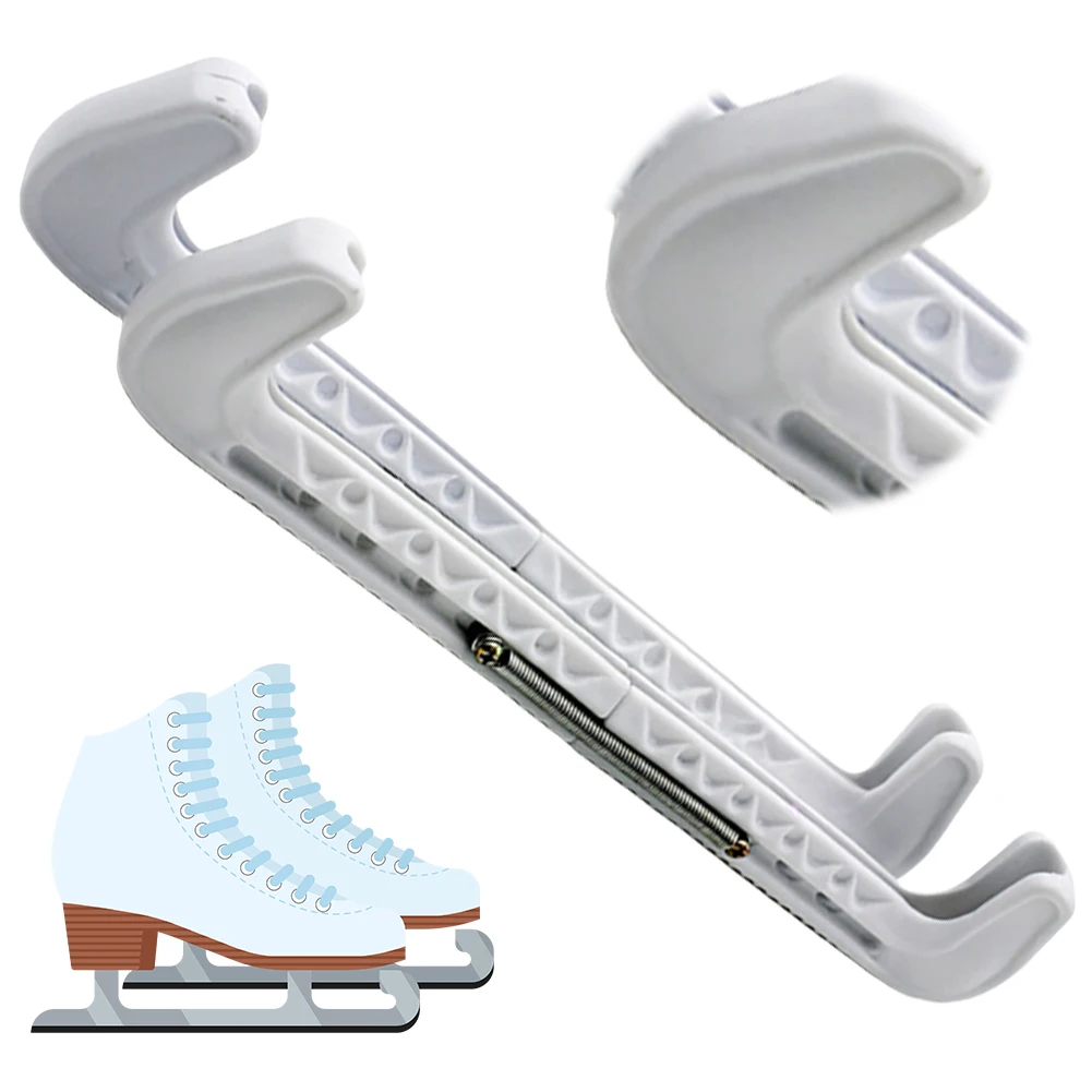 

Ice Skate Blade Cover Skate Walking Blade Guard Adjustable Ice Skate Protector Covers Hockey Skate Blade Guard for Kids Adults