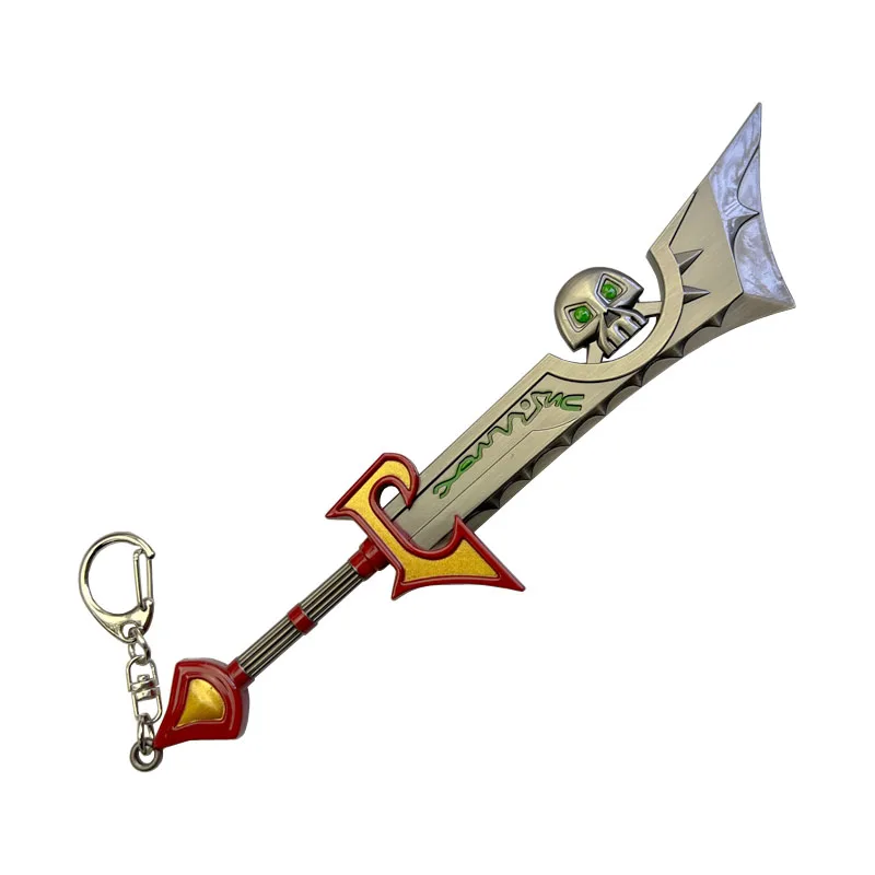 18cm Ashbringer World of Warcraft Weapon Alexandros Mograine Diamond Game Metal Katana Samurai Sword Model Crafts Gifts Toys