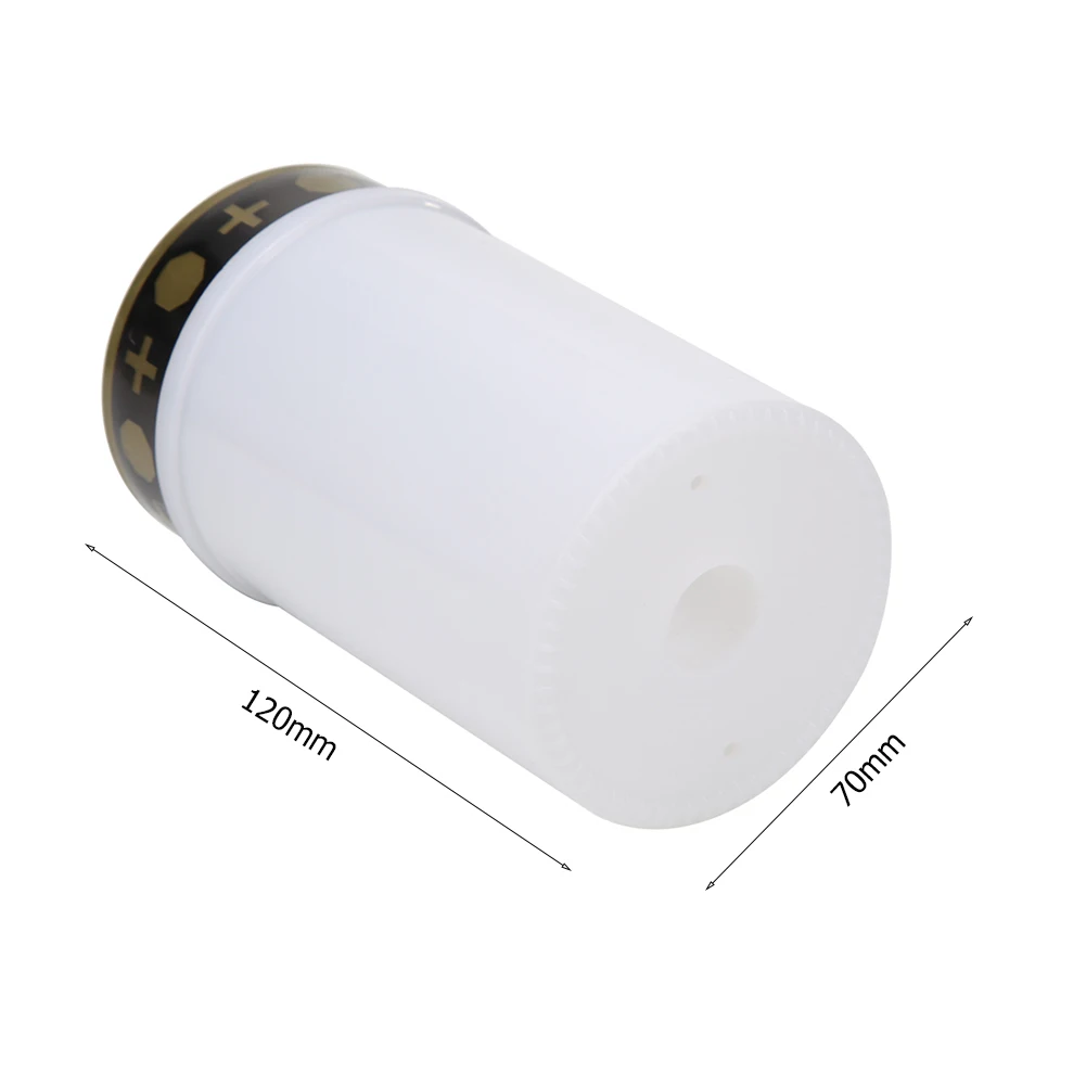 

Электронная светодиодная лампа-свеча для кладбища, без пламени, на солнечной батарее, декоративная, в форме чайной свечи (белая)