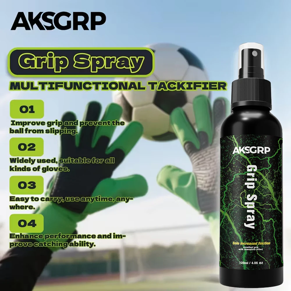 Spray de aperto de luva de goleiro, aumenta a adesão e melhora a aderência com spray adesivo, spray de aperto de luva de goleiro colbert, 30/120ml