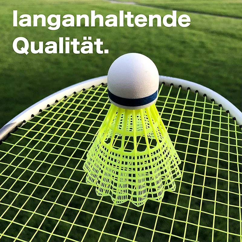 Cabezal de bola de espuma profesional, accesorios de plástico para bádminton, volante colorido, Speedminton, entrenamiento deportivo, 12 unidades por lote