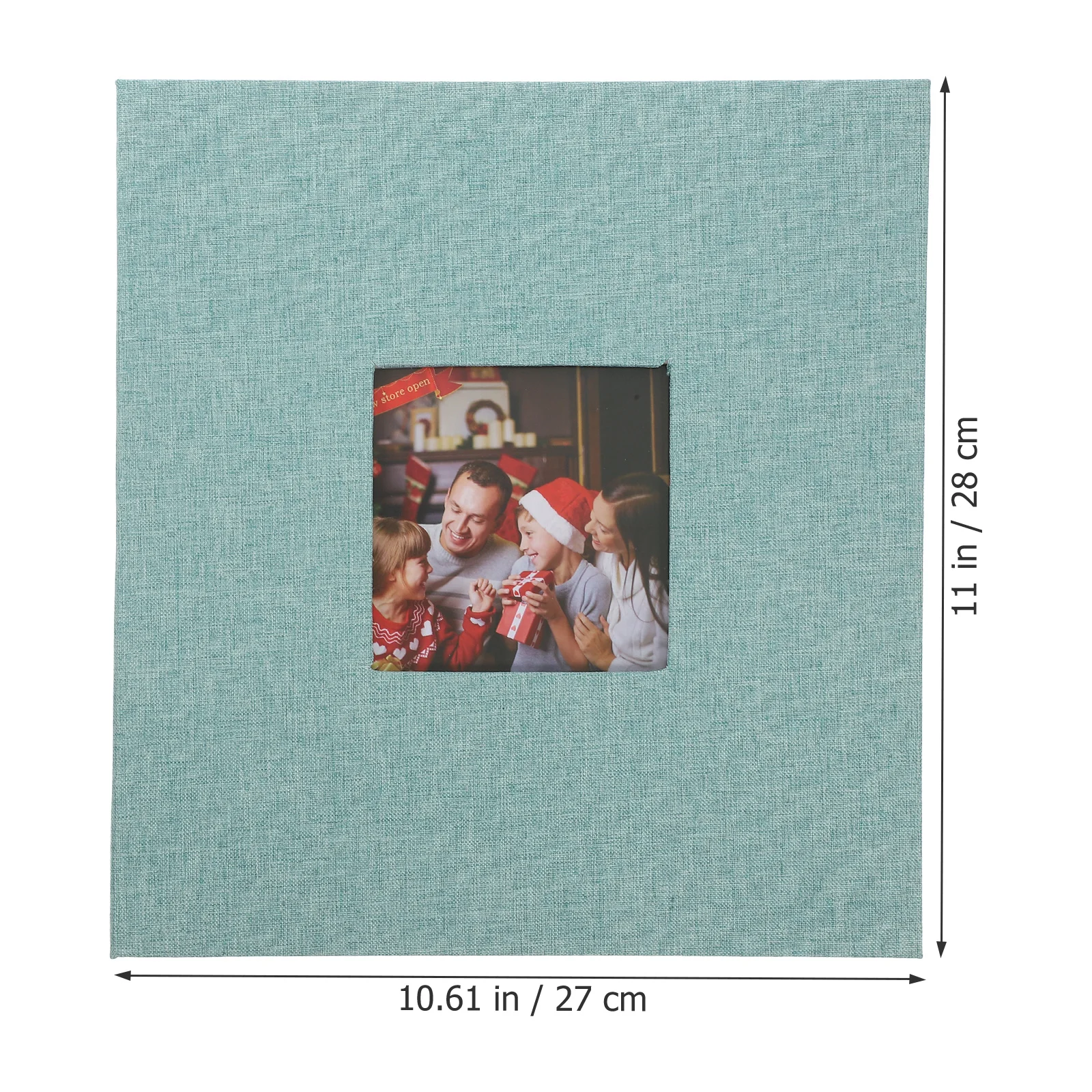 

Photo Album Linen Cover Self Adhesive Film DIY Memory Scrapbook Album for Wedding Anniversary Graduation Picture