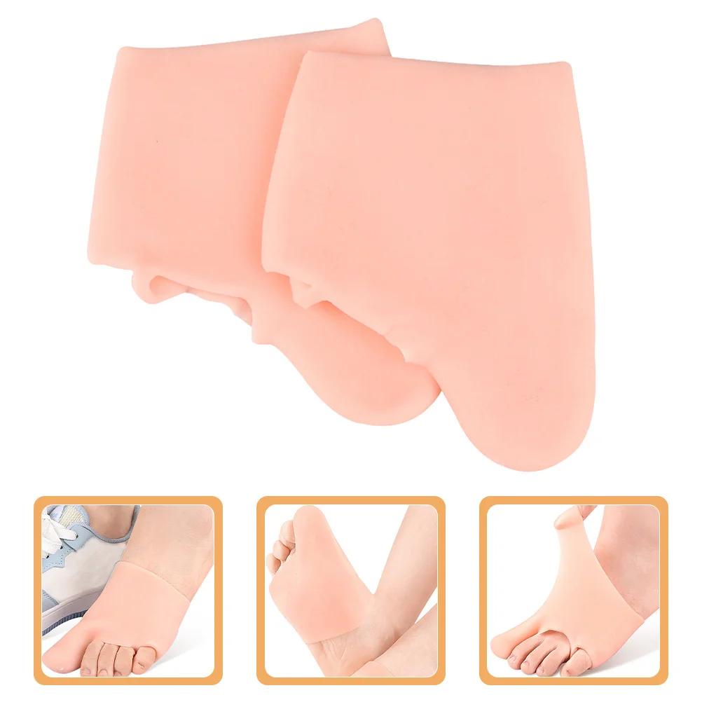 

1 пара разделителей пальцев ног, дышащий удобный корректор для вальгусной деформации большого пальца стопы, подушечка для ног для женщин и мужчин