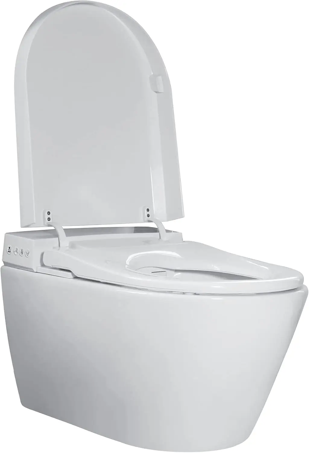 ABS In-Wall Smart WC Bowl Combo Set, Bidé Assento Tanque e Sistema de Transportadora, Botões Cromados, 2x4 Pregos