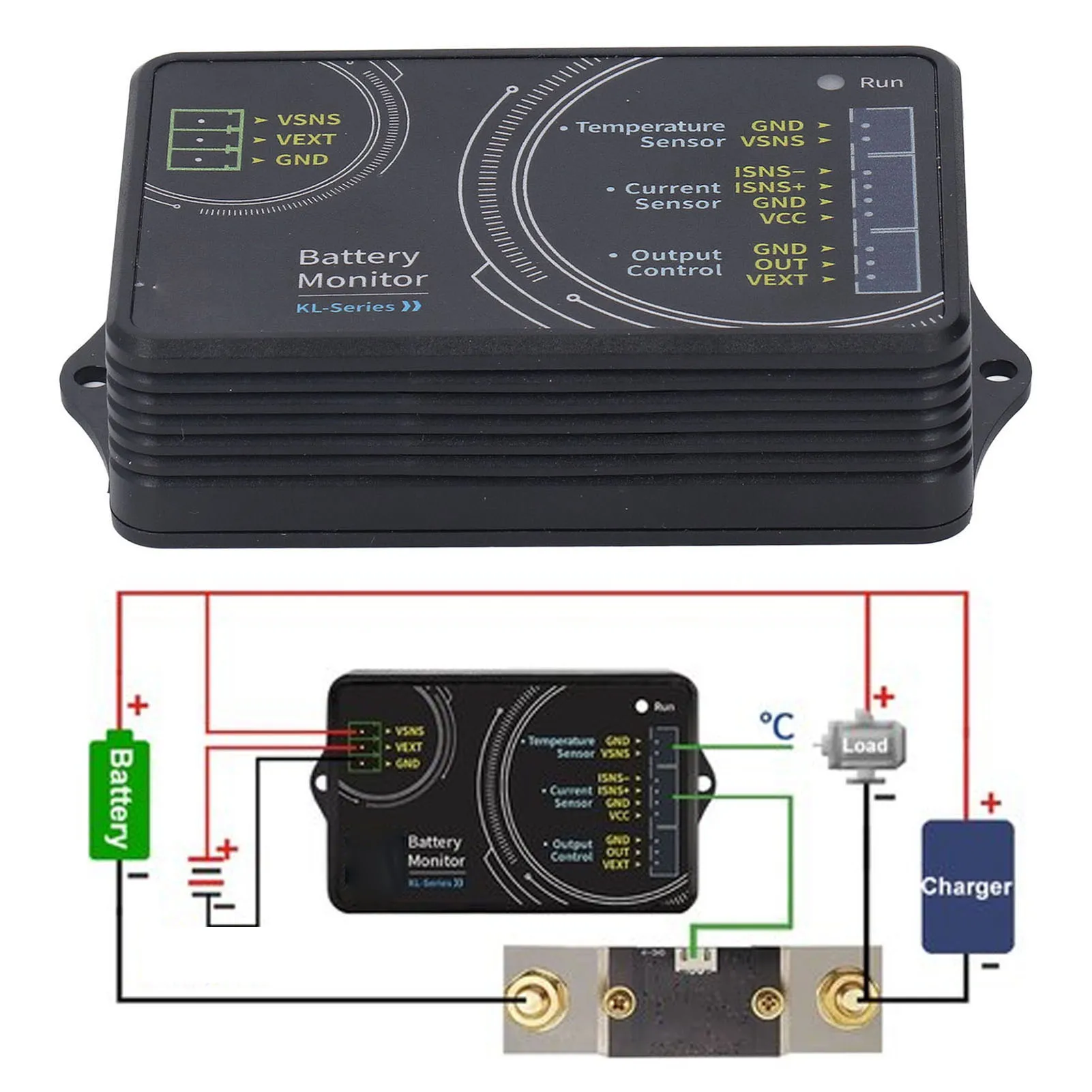 

Battery Monitor 400A Bluetooth 0‑120V Wireless Voltage Current Meter RV Accessories KL140F Wireless Voltage Current Meter