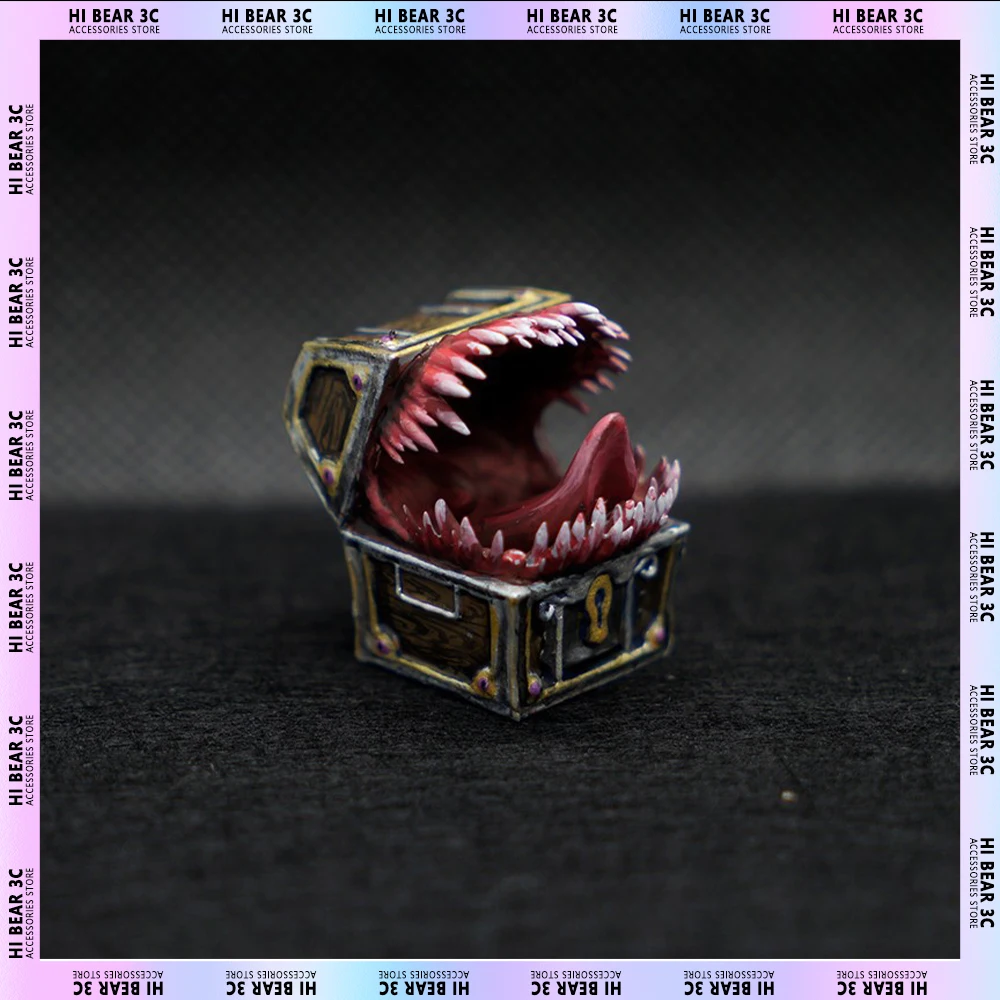 

Box Monster Keycaps Three-dimensional Hand-made Keycap Personalized Resin Keycaps For Keyboard Keycaps Set Gamer Accessories